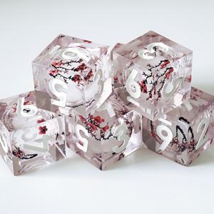 MINI PLANET Vente en gros de dés D6 à noyau liquide personnalisés, dés à 6 faces faits à la main pour les jeux de rôle sur plateau, accessoires DND D6, cadeau - Product Image 3