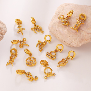 Abalorios chapados en oro con cristales de imitación, joyería moderna para mujer, para bikini. - Product Image 4