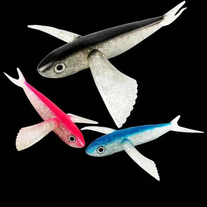 Flying fish lure artificial soft bait