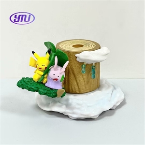 Figura de Manga de 5 estilos Poke Mons Tree Stump Forest Gengar Jigglypuff <span class=keywords><strong>Ivysaur</strong></span> Cyndaquil Charmander PVC Anime Figura Juguetes Muñeca - Product Image 3