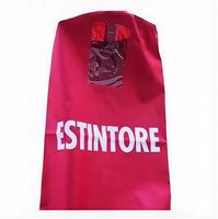 Bâche rouge Jinkai en tissu ignifuge pour équipement de lutte contre l'incendie - Durable, recyclable, personnalisable, flexible, imperméable et anti-poussière