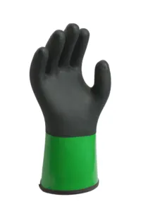 PVC/NBR Fully Coated Glove Water Proof Oil Resistant And Cut Resistant Chemical Glove Liquid Resistant