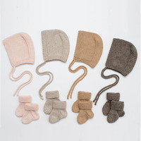 Cachemire nouveau-né bébé tricot Bonnet et bottes chaussettes mongolie intérieure enfants décontracté unisexe enfants chaussettes 100% cachemire tricoté