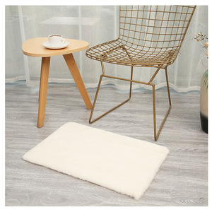 Tapis de sol rectangulaire moderne, couleur unie, antidérapant, pour salon, chambre, cuisine, salle de bain - Product Image 4