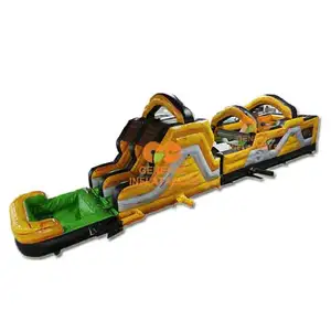 Inflatable Lava Water Obstacle Course Bán Với Bể Bơi Có Thể Tháo Rời Bởi Inflatables Nói Chung