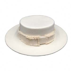 Chapeau Fedora Unisexe ANLUXFIER X1010 100% Laine avec Large Bord et Ruban Respirant Utilisation Toutes Saisons Bleu - Product Image 1