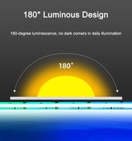 Bande LED COB RVBIC 12V adressable en gros, 10mm/12mm, effet eau courante RVB, intensité variable, sans points, flexible