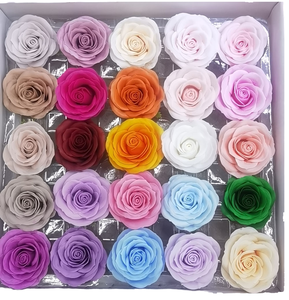 Ramillete <span class=keywords><strong>de</strong></span> Rosas Simuladas Hechas a Mano <span class=keywords><strong>de</strong></span> Alta Gama, Flor <span class=keywords><strong>de</strong></span> Boda <span class=keywords><strong>de</strong></span> Seda Realista para DIY, <span class=keywords><strong>Esquina</strong></span> Rizada, Elegantes Accesorios para el Cabello - Product Image 1