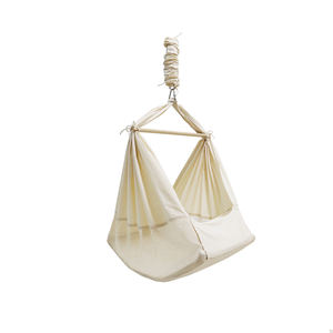 محرك كهربائي نوم الطفل مع الربيع ، أرجوحة قطنية معلقة للأطفال - Product Image 4