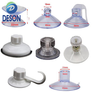 Deson Ventosas de fenêtre en caoutchouc solide Petite ventouse de <span class=keywords><strong>table</strong></span> en verre et <span class=keywords><strong>silicone</strong></span> avec tête de champignon - Product Image 2