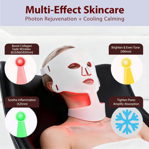 EYCO Professionelle 510K-Zugelassene Silikon-Eis-Gesichtsmaske <span class=keywords><strong>3</strong></span> Farben Rote LED-Lichttherapie-Maske Rotlichttherapie-Maske - Product Image 6