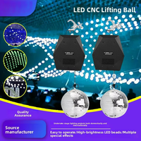 Lampes LED suspendues en verre, équipement d'éclairage de scène 3D pour mariage, KTV, bar