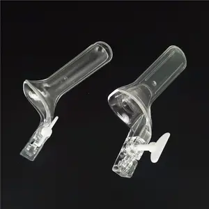 中国メーカー使い捨て膣鏡プラスチック医療滅菌婦人科鏡ブラジルタイプ