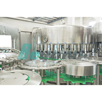 Machine à bouteilles d'eau entièrement automatique Ligne de production d'eau minérale à haut rendement