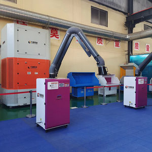 Máy hút khói làm sạch ống dẫn khí hiệu suất cao mới 3kw Máy lọc bụi di động di động Bộ lọc HEPA - Product Image 1