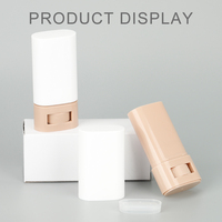 Emballage cosmétique personnalisé OEM/ODM, forme cylindrique, mini stick déodorant portable durable, contenants pour lotion/shampooing en PP