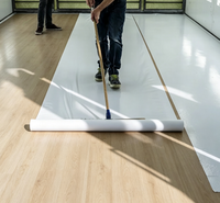 Tapis de protection de sol non tissé auto-adhésif, résistant au vernis, avec logo personnalisé pour peintre, idéal pour la décoration intérieure