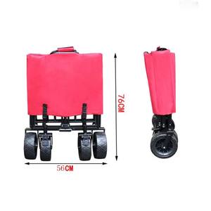 海外貿易専用屋外キャンプ車両ポータブル大容量折りたたみ式小型カート（ルーフ付き/折りたたみ式ワゴン） - Product Image 5