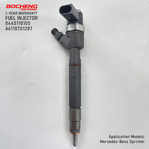 Inyector de Combustible Diésel Common Rail 0445110105 A6110701287 para Motor Mercedes Benz Sprinter Vito 2.2 2.7 CDI - Product Image 1