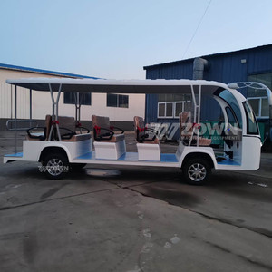 White doorless bus 5 <b>rows</b> flexible and customizable - Product Image 6