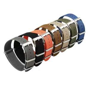 Correa <span class=keywords><strong>de</strong></span> Reloj Deportiva <span class=keywords><strong>de</strong></span> Nailon Elástico Tejido a <span class=keywords><strong>Precio</strong></span> <span class=keywords><strong>de</strong></span> Fábrica, Compatible con Relojes Inteligentes, Duradera, con Hebilla <span class=keywords><strong>de</strong></span> Pasador para <span class=keywords><strong>Huawei</strong></span> y Samsung <span class=keywords><strong>de</strong></span> 20 y 22 mm - Product Image 1