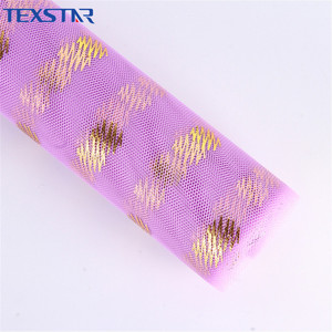 पॉलिएस्टर सजावटी फूल लपेटकर डेको जाल जाल कपड़े के लिए रोल - Product Image 5