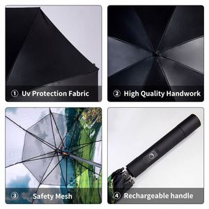 <b>Large</b> Golf <b>Umbrella</b> with Fan Inside - Product Image 3