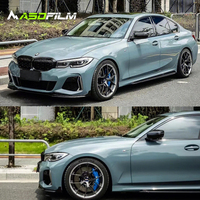 ASDFilm Premium TPU Eucalyptus Green Paint Protection Wrap Gloss Finish Color Change Hydrophobic Self-Healing Body Film 1.52*15M