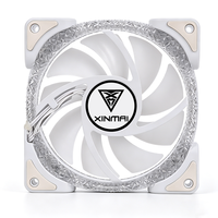Ventilateur silencieux personnalisable en usine avec contrôleur RGB pour carte mère ATX, refroidisseur de processeur, ventilateur de boîtier PC
