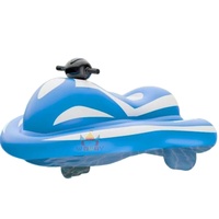 Bateau à moteur électrique gonflable commercial, mini-bateau de pêche pour une personne, bateau à moteur pour la dérive et le surf, kart aquatique pour parcs aquatiques