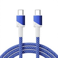 Câble de charge rapide PD 100W Type-C vers Type-C 5A, cordon de charge de données ES-X79 pour téléphone, tablette, ordinateur portable