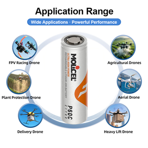 CALH 60A Molicel New <strong>Battery</strong> INR-21700-P60C 6000mAh 3.6V 60A Molicel 21700 P60C for <strong>Drone</strong> <strong>Battery</strong> Pack Power Tools EV Hypercars - Product Image 5