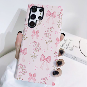 Custodia per Telefono 2-in-1 Staccabile con Motivo a Cuore e Fiore per <span class=keywords><strong>Samsung</strong></span> Galaxy S24 FE Ultra, per Sublimazione e Trasferimento Termico - Product Image 4