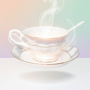 Elegant Fine Bone China Ceramic Tea Cup and Saucer <b>Set</b> with Eco-Friendly Design for Afternoon Tea and Arabic Turkish Coffee - Product Image 5