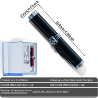Pointeur laser porte-clés ultra-portable avec lentille Starlight | Prix Direct Maker et conception de charge compacte