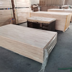 Penjualan Panas Papan Kayu Karet Sambung Jari 2440*1220*18mm untuk Lemari Furnitur - Product Image 2