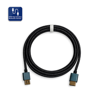 Maßgefertigtes Industrielles 8K AOC Glasfaser-Videokabel 48Gbps Geflochtenes UHD Digitalkabel mit LVDS Ethernet-Stromkabel-Montage