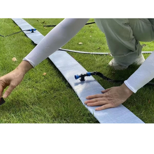 Tuyau PVC plat DaringFish de 2 pouces, durable, pré-percé, 100 m, flexible, argenté, pour irrigation agricole goutte à goutte - Product Image 2