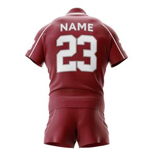 Maillot de football pour jeunes à manches courtes respirant conçu sur mesure ensemble d'uniformes de football américain - Product Image 3