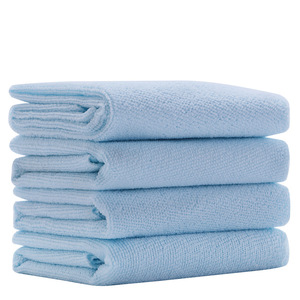 Serviettes de séchage pour cheveux en microfibre, séchage rapide, rectangulaires, couleur unie, serviettes de voyage, 50 pièces par paquet - Product Image 5