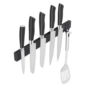 高档不锈钢磁性刀条无钻孔空间节省家用厨房用具支架磁性刀架