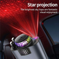 Chargeur de voiture C7 Star Light 5-en-1 avec câble télescopique PD30W 45W, chargeur de téléphone portable 5-en-1, diffuseur d'aromathérapie intelligent