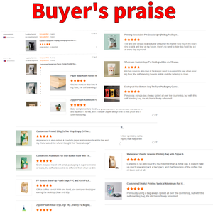 도매 인쇄 젖빛 투명 전자 레인지 식품 봉인 사탕 견과류 보석 선물 가방 사이드 거셋 지퍼락 포장 파우치 - Product Image 5