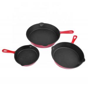 Fundición <span class=keywords><strong>de</strong></span> hierro, juego <span class=keywords><strong>de</strong></span> utensilios <span class=keywords><strong>de</strong></span> cocina <span class=keywords><strong>de</strong></span> hierro fundido, sartén profunda antiadherente - Product Image 6