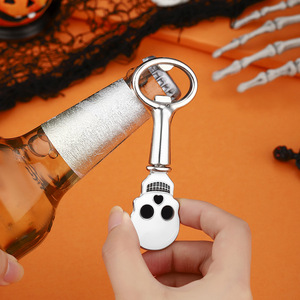 Halloween <b>Skull</b> Wine Bottle Stopper And Opener Set Food Grade Zinc Alloy Wine Accessories For Party <b>Decor</b> - Product Image 4