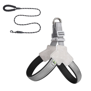 Không Thấm Nước Không Kéo Không Choke Teddy Làm Việc Con Chó Khai Thác Nhà Sản Xuất Phản Quang Màu Rắn Pet Dog Khai Thác - Product Image 3