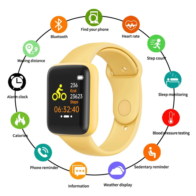 Y68 D20 Sports Bracelet Wristband Smart Watches 2025 Trending Life Waterproof Mens Style Digital Smartwatches for Montre Relojes