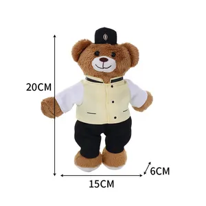 Waiter shape stuffed teddy bear plush teddy bear toys