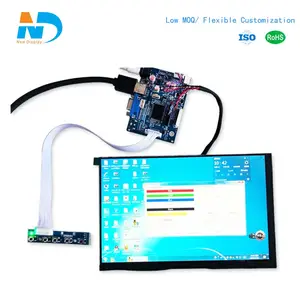 1000 니트와 10.1 인치 1280*800 TFT 터치 스크린 LCD 모듈 LED 백라이트 HD-MI 보드 MIPI 인터페이스