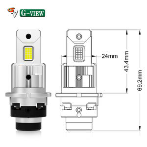 G-View Nouveau Design D2S D2R Phare LED 90W 10000LM D2s Ampoules de phare LED de voiture D1S D2S D3S D4S Ampoule de phare LED - Product Image 5